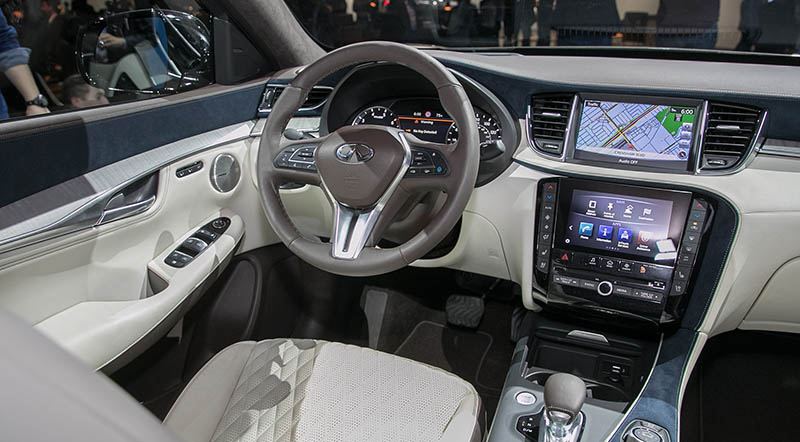 2019 Infiniti Qx50 Interior Looking Toward Door Motoraty