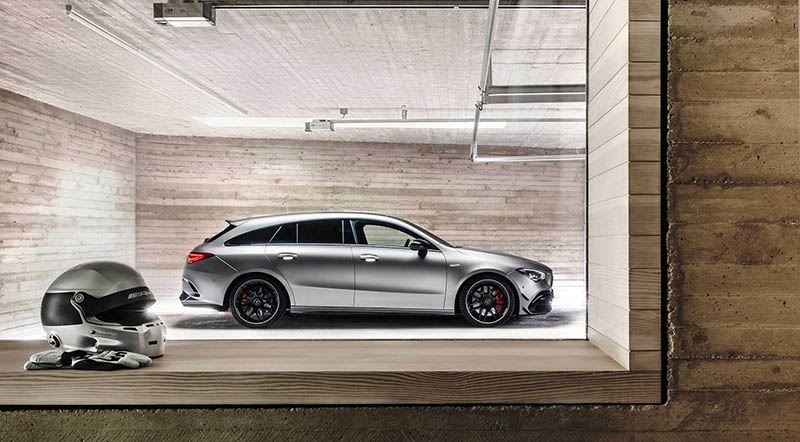 Mercedes Amg Cla 45 Shooting Brake Debuts With A Sportier Look Motoraty
